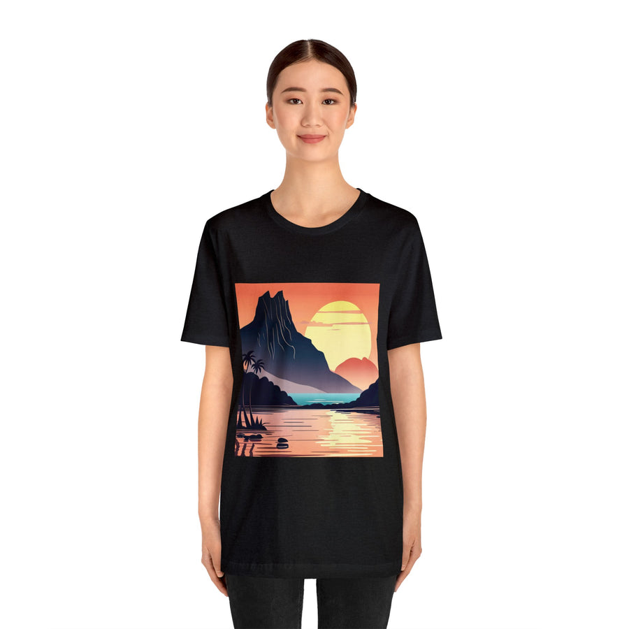 Hawaii Sunset Unisex Jersey Short Sleeve Tee